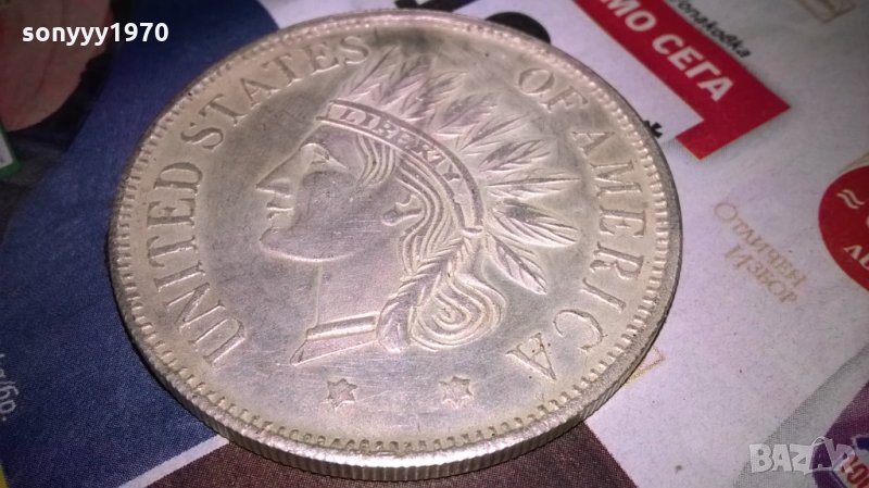 1851 dollar-usa-за колекция-4.5см-внос швеицария, снимка 1