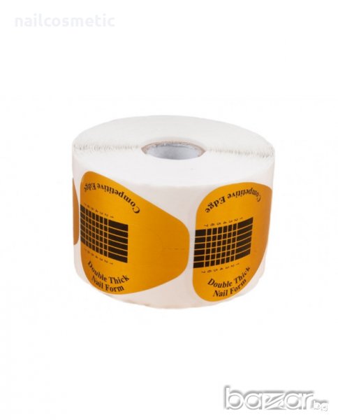 Професионални еднократни форми за ноктопластика и изграждане - златисти , снимка 1