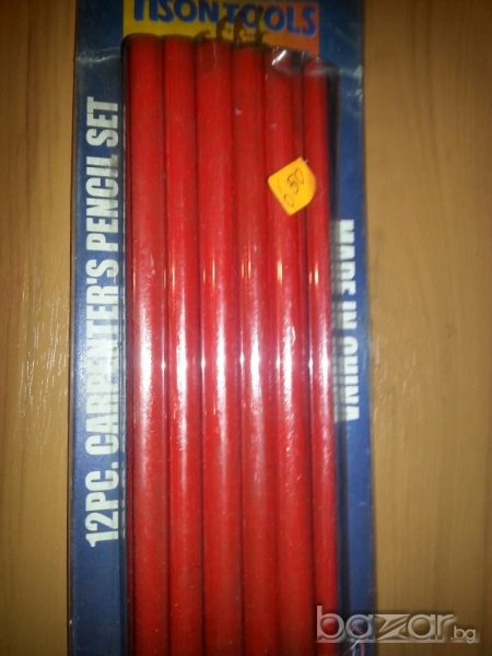 Дърводелски моливи-черни.175 мм, снимка 1
