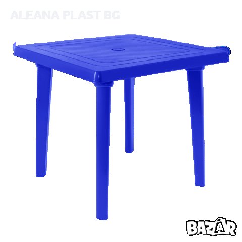 Пластмасова квадратна маса, снимка 3 - Градински мебели, декорация  - 24933111