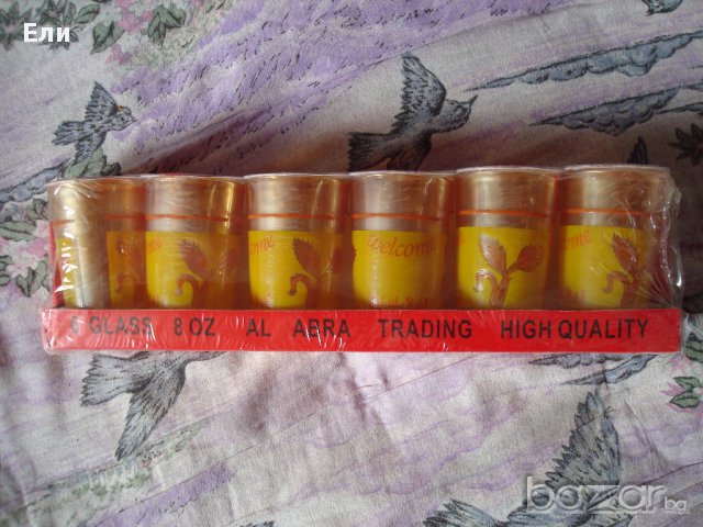 Нови Стъклени Чаши-Разпродажба, снимка 3 - Чаши - 13057045