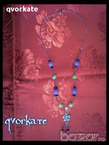 Колие Цвете , снимка 2 - Колиета, медальони, синджири - 9327926