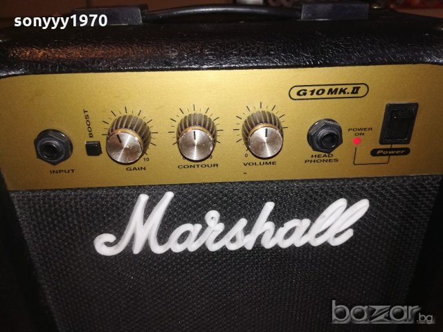 marshall-китарен усилвател-внос англия-30х30х18см, снимка 9 - Ресийвъри, усилватели, смесителни пултове - 21315827
