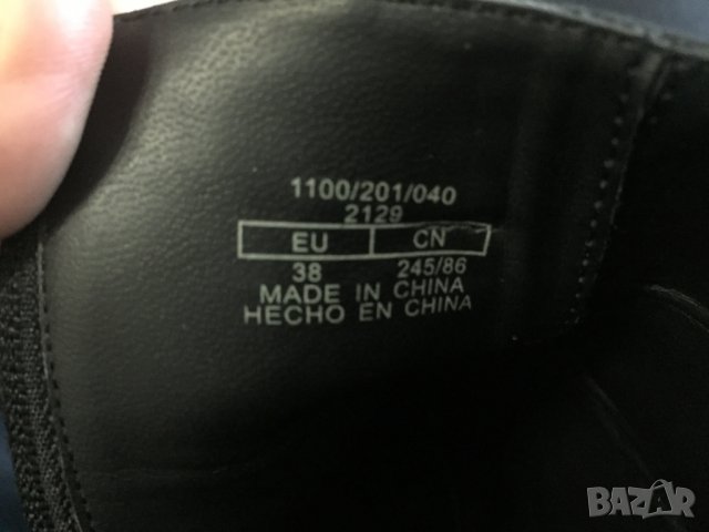 маркови кожени ботуши ZARA, снимка 4 - Дамски ботуши - 23964869