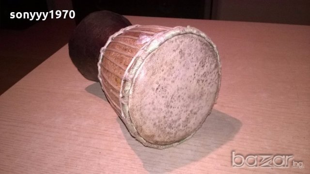 ретро тарамбука от естествени материали-20х14см-от франция, снимка 9 - Ударни инструменти - 20040961