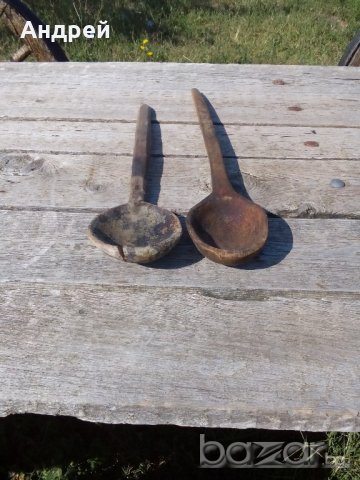 Старинна дървена лъжица, снимка 4 - Антикварни и старинни предмети - 17759339