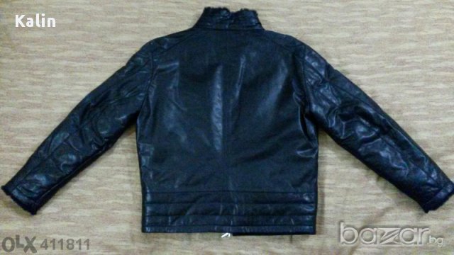 Дизайнерско кожено яке-кожух Giorgio Armani, снимка 2 - Якета - 11916696