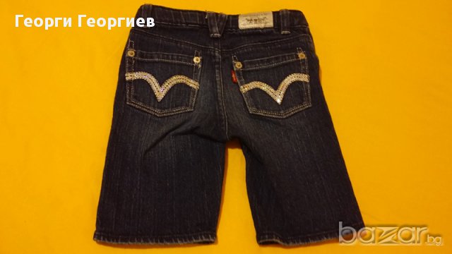 Маркови къси дънки за момиче Levis/Ливайс, 100% оригинал, снимка 7 - Бебешки дънки - 15638573