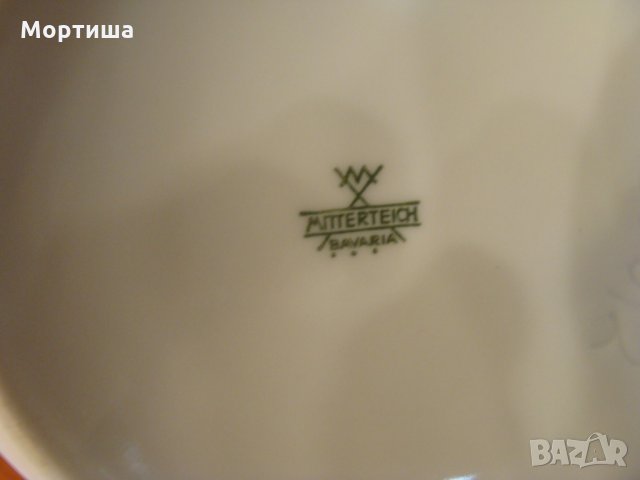Красива порцеланова кана баварска , снимка 6 - Аксесоари за кухня - 25100692