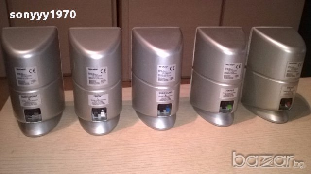 Sharp cp-cn400-8ohms/45watt-5бр-17х10х10см-внос швеицария, снимка 18 - Тонколони - 17513544