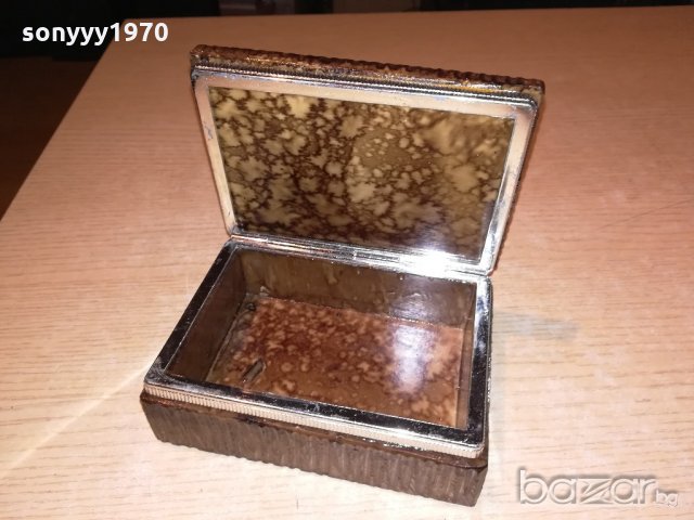 красива кутия за бижута-14х10х6см-внос швеицария, снимка 2 - Антикварни и старинни предмети - 20291385