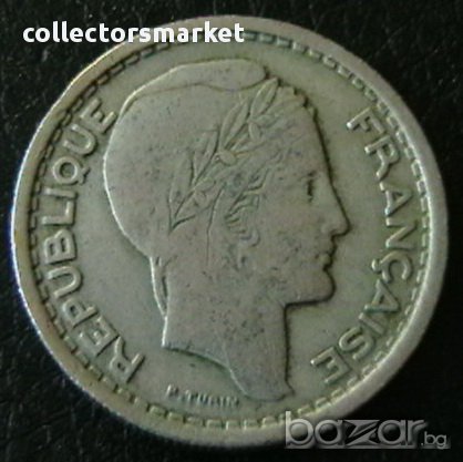 20 франка 1956, Алжир, снимка 2 - Нумизматика и бонистика - 16337564