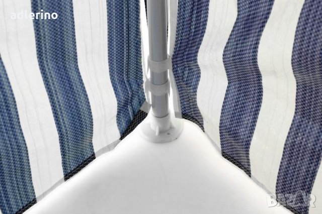  Градински павилион 3 х 3 м, градинска шатра, шатра с 4 страни, синя , снимка 4 - Градински мебели, декорация  - 24780289