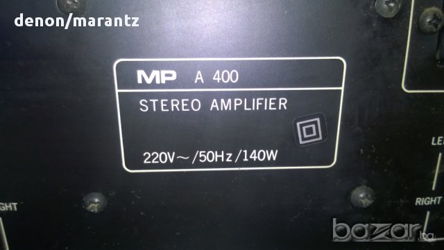 mp a400 hi-fi-stereo amplifier-140watt-за 4 броя колони-внос швеицария, снимка 8 - Ресийвъри, усилватели, смесителни пултове - 8255750