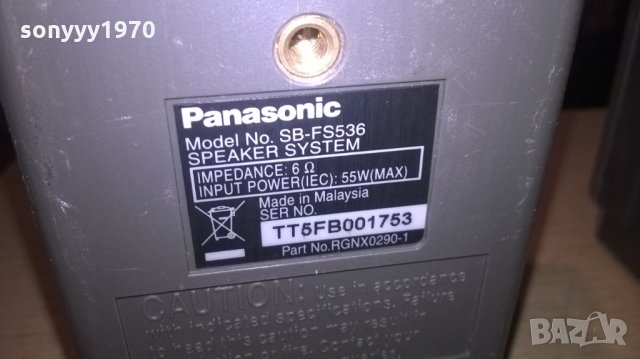 panasonic 2x55w/6ohm-тонколони-20х10х10см-внос швеицария, снимка 8 - Тонколони - 26046013