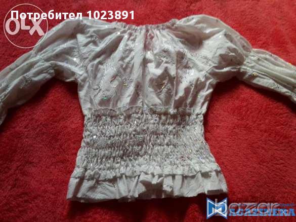 Официална блузка 128см, снимка 5 - Детски Блузи и туники - 10844094