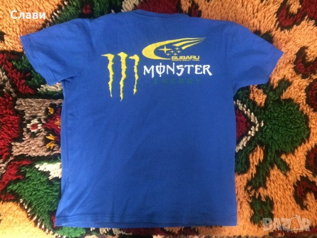 Продавам тениска Subaru Monster energy, снимка 2 - Тениски - 24771204
