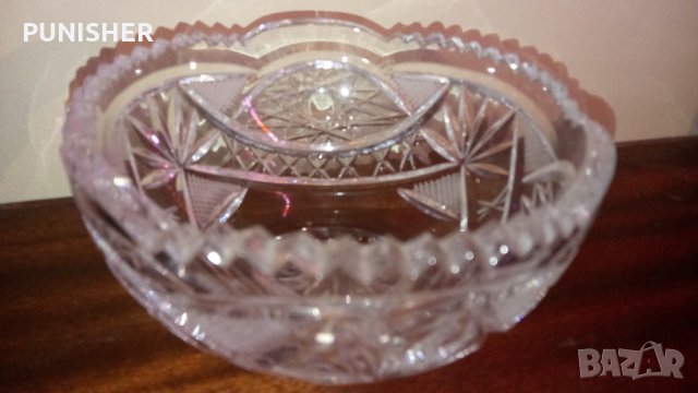 Руска Кристална Купа., снимка 4 - Декорация за дома - 26036835