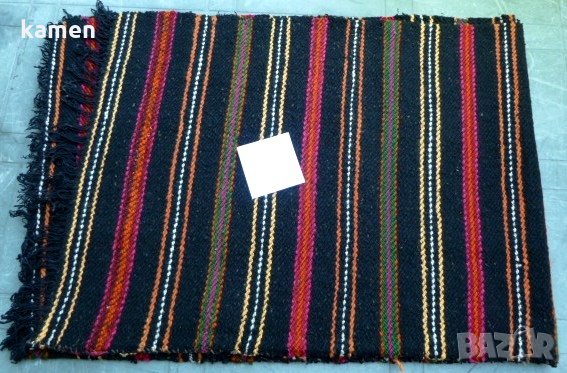 3бр. Автентични черги ,завивки вълнени, снимка 5 - Антикварни и старинни предмети - 22037108