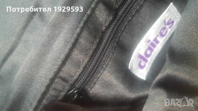 Черна стилна чантичка, снимка 4 - Чанти - 21641123