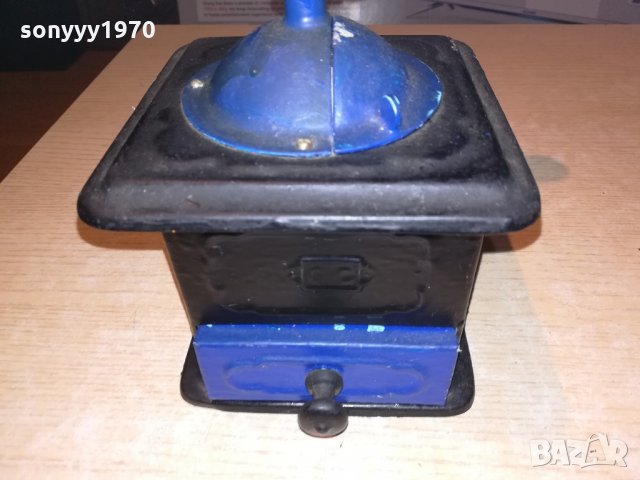 метална ретро мелница-17х13х13см-внос швеицария, снимка 7 - Колекции - 21517983