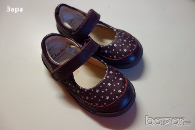 нови кожени обувки Clarks, 21ви номер, снимка 2 - Детски маратонки - 17663381
