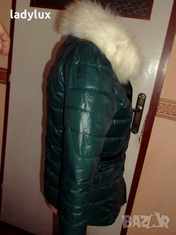 Ефектно Яке с пухена яка, Размер S. Код 366, снимка 11 - Якета - 23613715