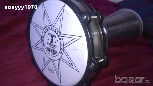 ГОЛЯМА ОРИГИНАЛНА НОВА тарамбука 40Х25см-алуминиева-от сирия