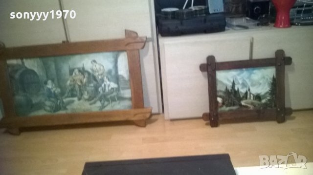 картини с дървени рамки-внос германия, снимка 7 - Колекции - 25981997