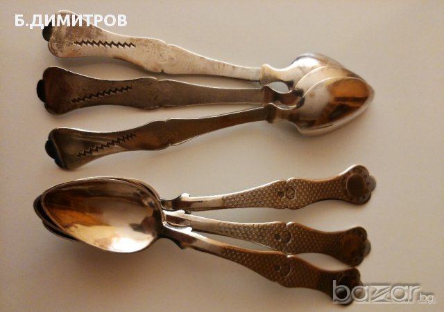 СРЕБЪРНИ ЛЪЖИЧКИ, снимка 5 - Антикварни и старинни предмети - 13464284