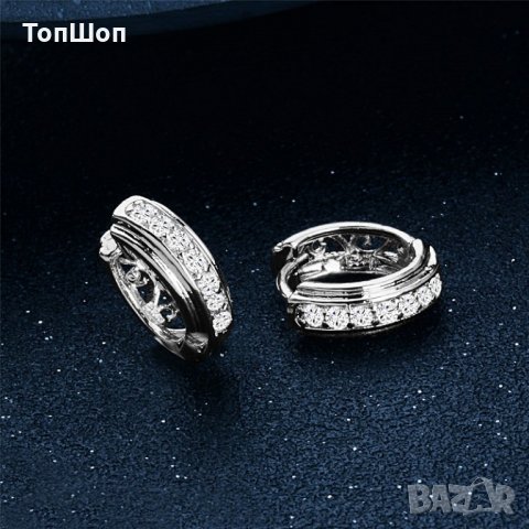 Дамски обеци - Халки, снимка 3 - Обеци - 21980508