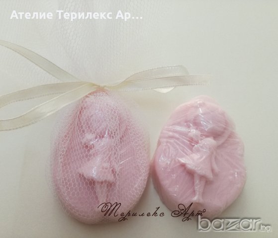Ароматно сапунче момиченце-подарък за гости на рожден ден и кръщене, снимка 2 - Подаръци за кръщене - 20903247