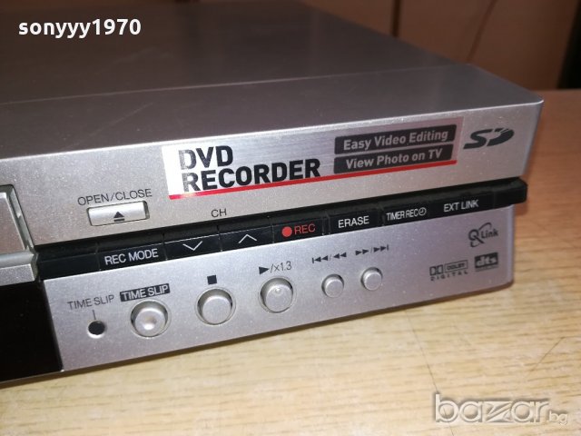 panasonic dvd recorder-made in japan-внос швеицария, снимка 6 - Плейъри, домашно кино, прожектори - 21406927