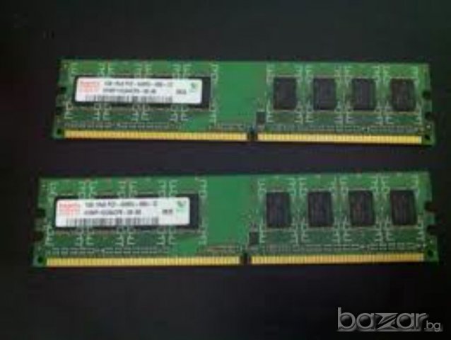 рам памет ram ddr2 hynix  2 x 2gb kit 800mhz, снимка 1