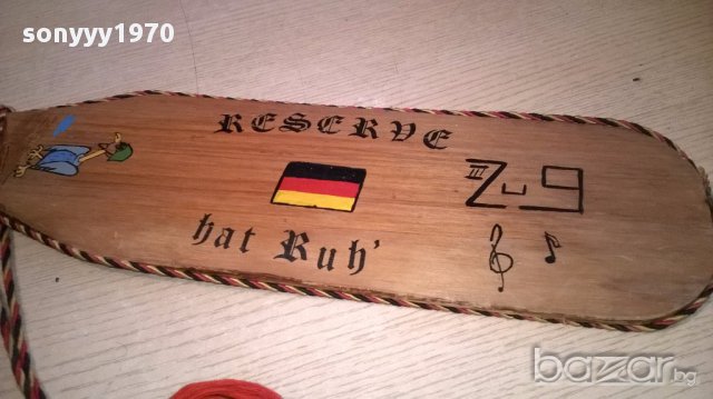 АНТИК-Немско гребло-100х13см-внос швеицария, снимка 9 - Антикварни и старинни предмети - 17304548