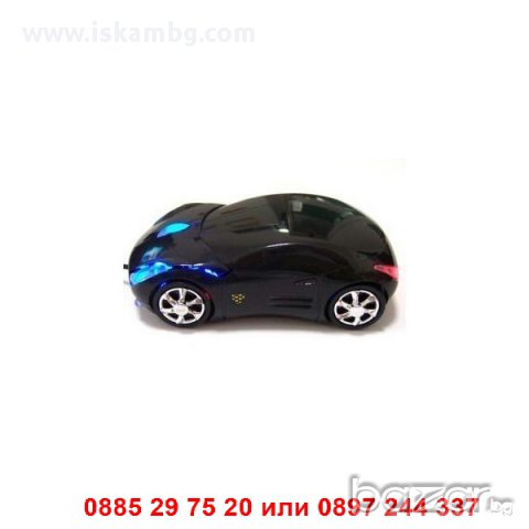 Мишка във форма на кола - ЧЕРНА , снимка 4 - Клавиатури и мишки - 12971817