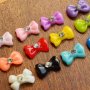 12 цвята пластмасови  панделки с камъчета бижу за нокти декорация украса за маникюр, снимка 2