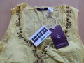 нова лятна туника XL в зелено и жълто, снимка 2