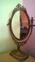 АНТИК-изящно антично огледало-масивно-мед/месинг-внос швеицария, снимка 16