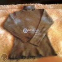 Сиво поло, 38 (s), снимка 1 - Блузи с дълъг ръкав и пуловери - 23400085
