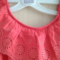 Блуза цвят корал H&M размер 152 см., снимка 2 - Детски Блузи и туники - 22330299