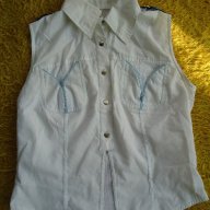 Оригинална дамска блуза без ръкави, снимка 1 - Корсети, бюстиета, топове - 18350422