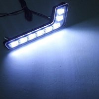 Дневни светлини универсални 6 LED 12 v 2 броя комплект , снимка 4 - Аксесоари и консумативи - 24206297