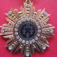 Уникален царски орден медал Бронз Камъни Емайл, снимка 2 - Колекции - 25482892