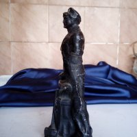 стара метална статуетка, снимка 4 - Антикварни и старинни предмети - 22506377