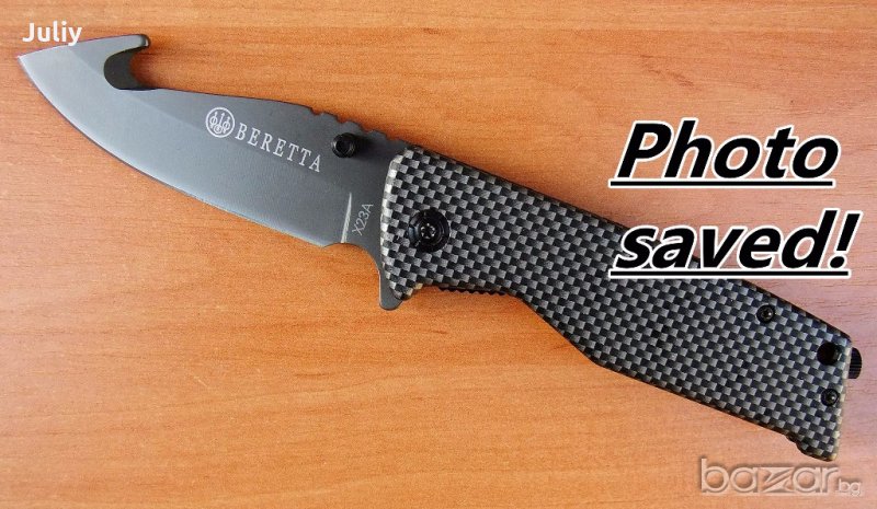 Сгъваем нож  Beretta X23A /полуавтоматичен/, снимка 1
