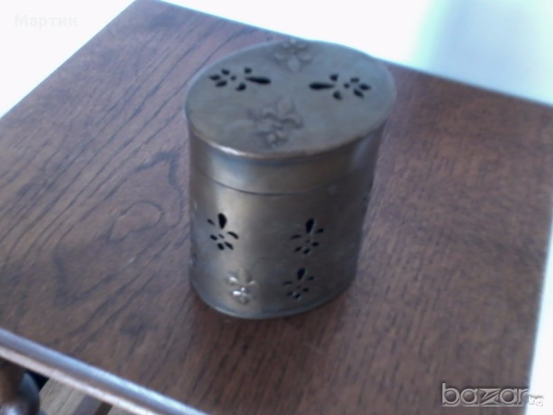 Стара  бронзова- Кутия -1бр!(5555615), снимка 1