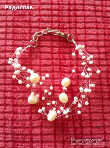 гривна от естествени перли, снимка 1