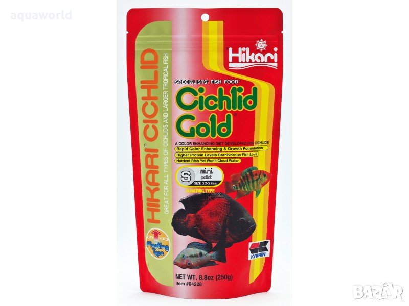"Безплатна доставка "Hikari Cichlid Gold SS 57 гр , снимка 1