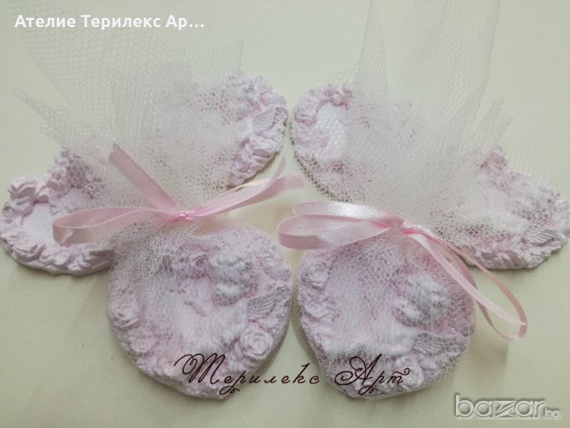 Подаръци за гости на кръщене и детско парти-усмихнато бебенце, снимка 1